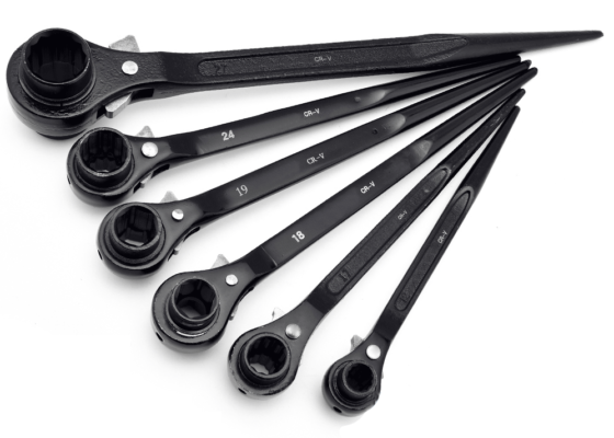 Double Socket Ratchet Wrench