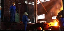 HFM’s plate heat exchanger used for steel blast furnace cooling